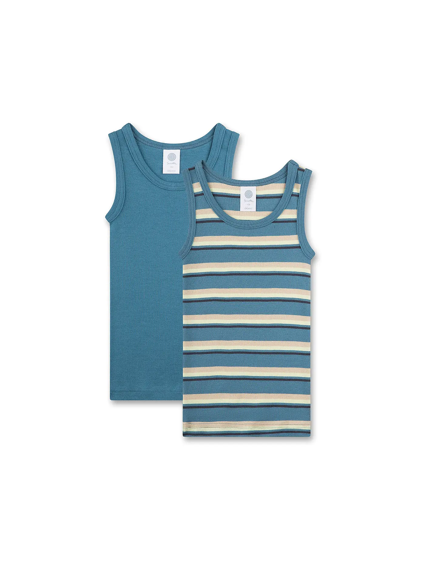 SANETTA | Jungen Unterhemd 2er Pkg. blue | 